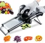 VEKAYA Mandoline Slicer,Mandoli<wbr/>ne Food Slicer for Kitchen,Mandol<wbr/>in,Potato Steel