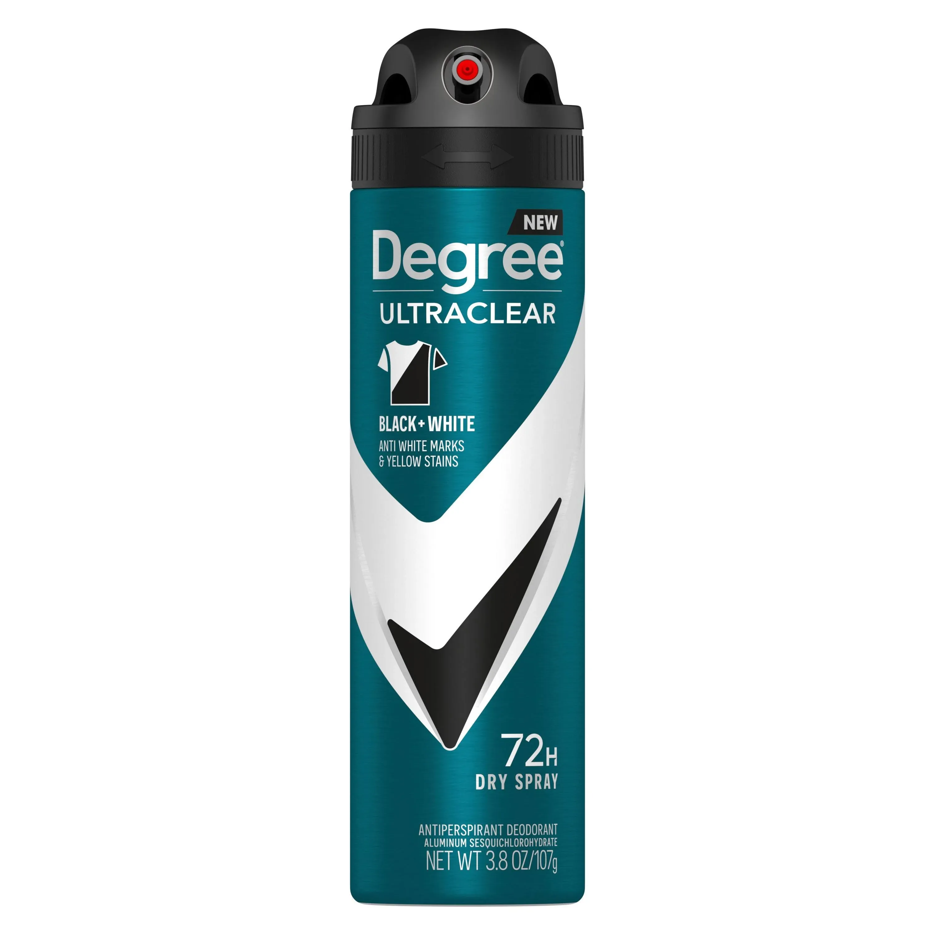 Degree Men Antiperspirant Spray Black + White 3 Count Protects from Deodorant Stains Instantly Dry Spray Deodorant 3.8 oz