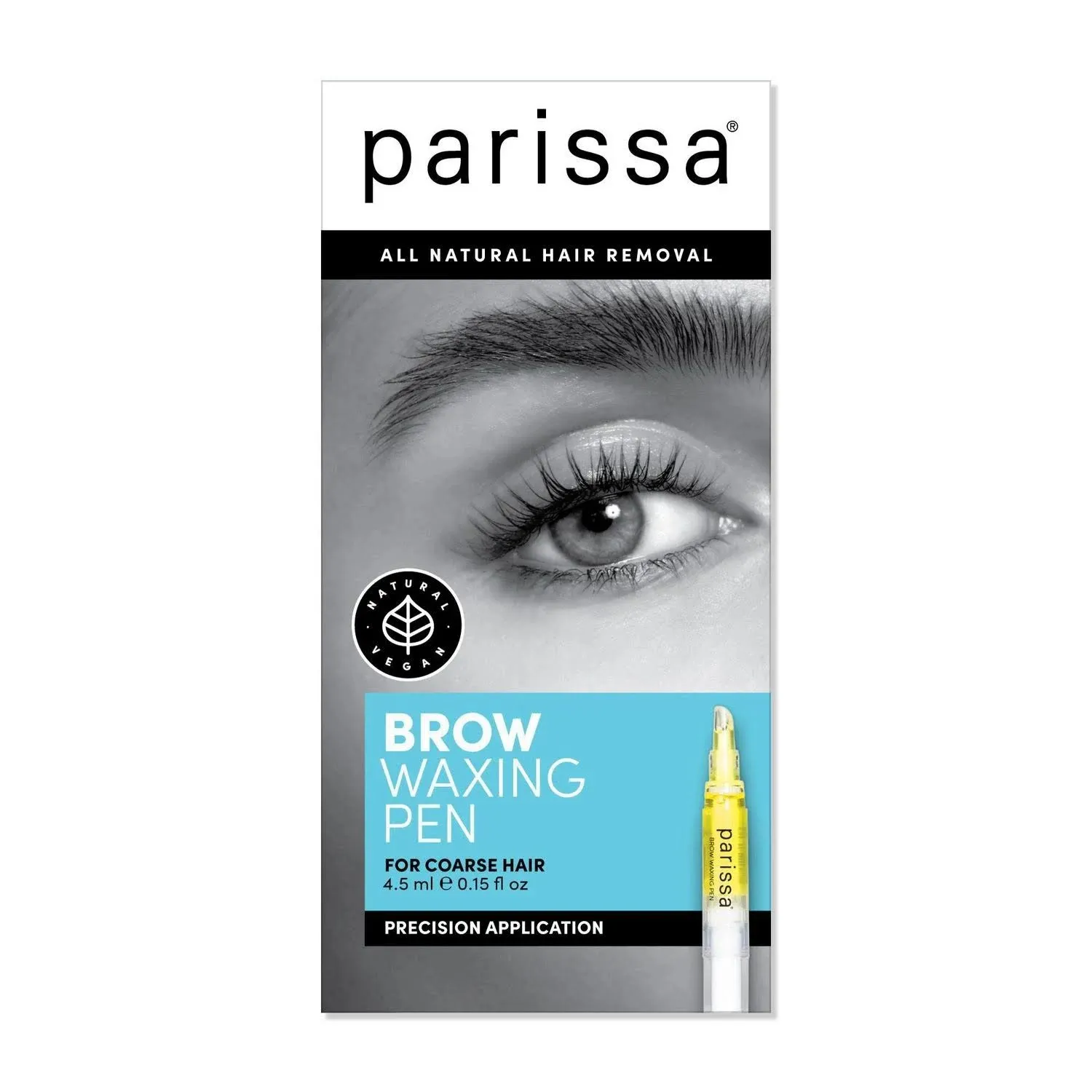 Parissa Brow Waxing Pen, Salon-Style Hair Removal for Precise Eyebrow Shaping, Q