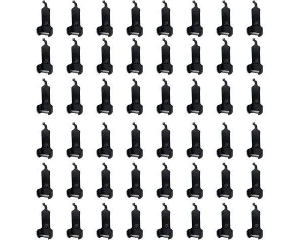 48 pcs Original Walkie Talkie Belt Clip Compatible with Two Way Radio LUITON LT-316 WLN KD-C1 Retevis RT22 Zastone X6 NKTECH NK-U1 Zeadio ZS-B1 TIDRADIO TD-M8 RADTEL RT-10 RADIODDITY R1