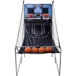 Saturnpower Shot Creator Indoor Basketball Arcade Game Foldable Electronic Double Shootout Sport Game Official Home Dual Shot Basketball 2 Player