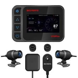 Motorcycle Dash Cam 1080P Dual HD Camera Front and Rear View, IP67 Waterproof...