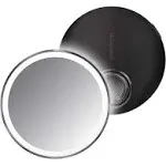 simplehuman Sensor Mirror Compact, 3X Magnification - Black