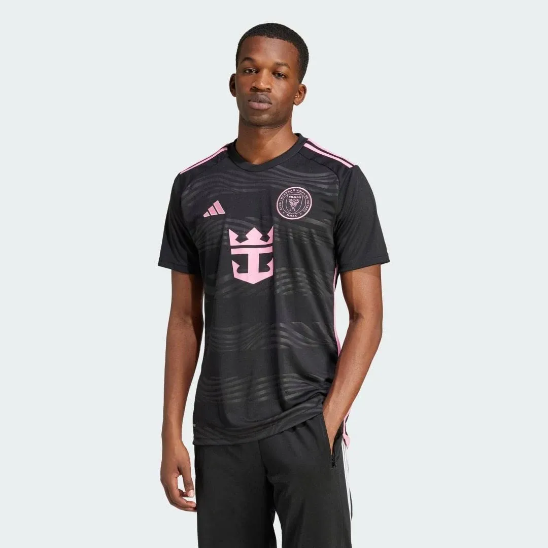 Adidas Men Inter Miami CF 23/24 Messi Away Jersey Black, M