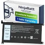 NinjaBatt Battery for Dell WDX0R P69G Yrdd6 Inspiron 15 5000 7000 Series 15-5000 15-7000 13-7000 5570 5567 7579 5578 5568 7569 5579 5565 7573 13 7378