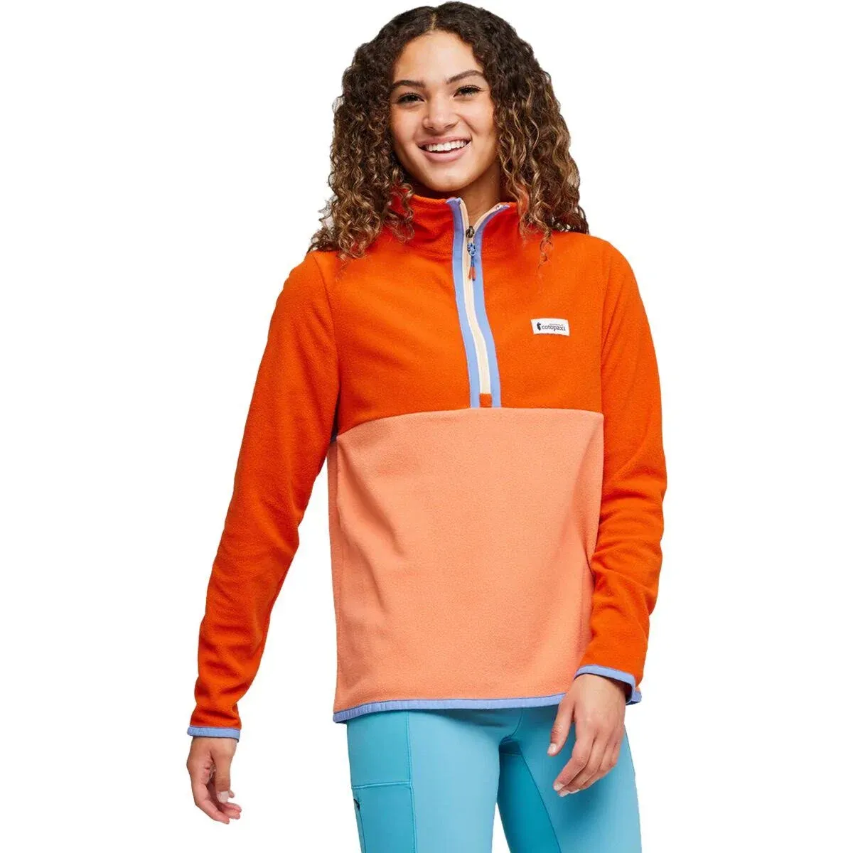 Cotopaxi Women's Amado Fleece Pullover Canyon & Nectar / Medium