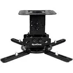 QualGear PRB-717-Blk Ceiling Mount Projector Accessory,Black Mount