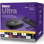 Roku Ultra 2020 | Streaming Media Player HD/4K/HDR, Bluetooth, Voice Remote with Headphone Jack and Personal Shortcuts