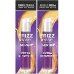 John Frieda Anti Frizz 1.69oz (2 Pack) Extra Strength Hair Serum with Argan Oil, Size: 1.69 fl oz (Pack of 2), Clear