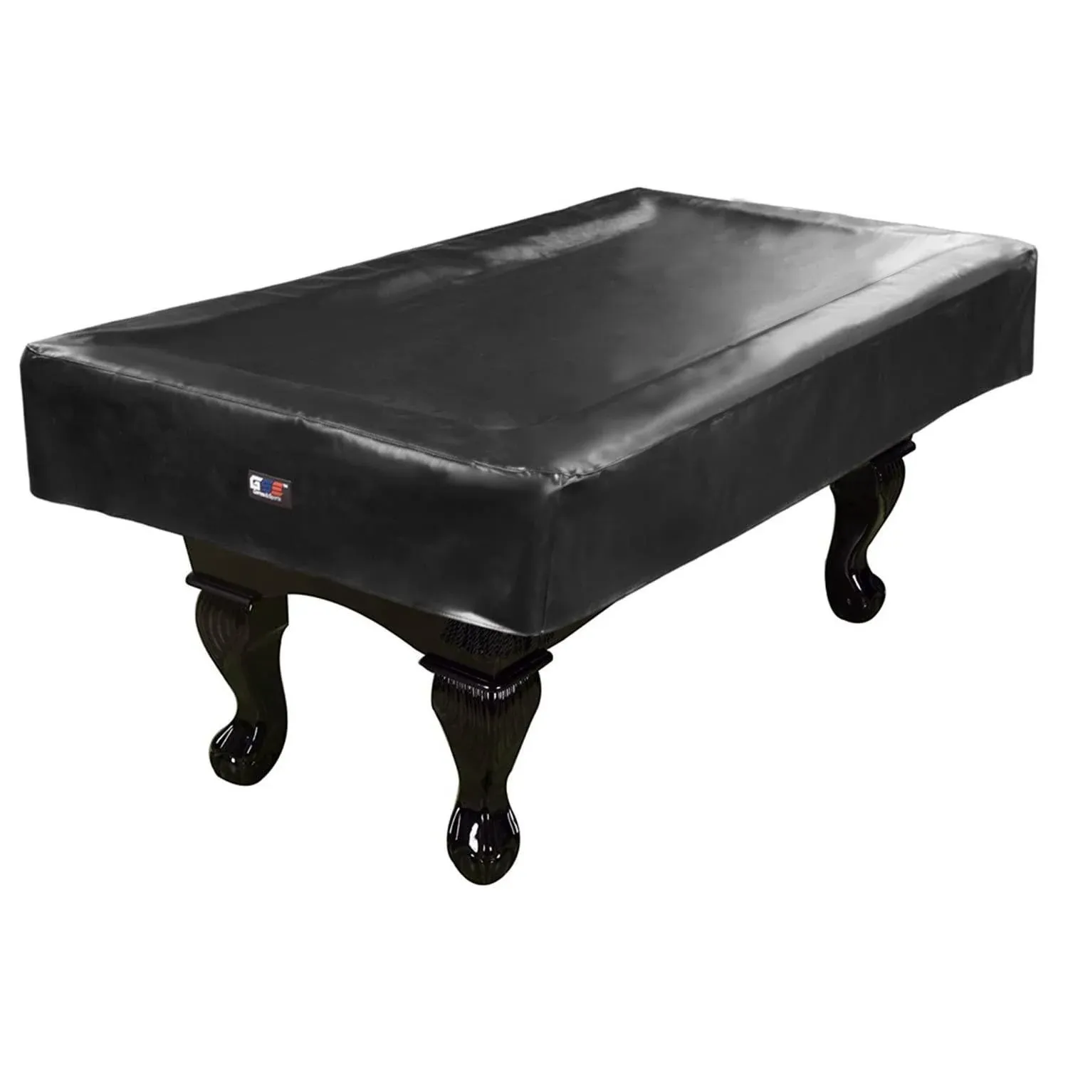 GSE Games & Sports Expert Black Heavy Duty Leatherette Pool Table Cover - 9ft