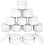 Lotion Container, Lotion Jars, Body Butter Containers, Cosmetic Containers With Lids, Cosmetic Jars With Lids 4 Oz, Cream Containers With Lids, Plastic Jars With Lids 4 Oz, Body Butter Jars, 12 Pack