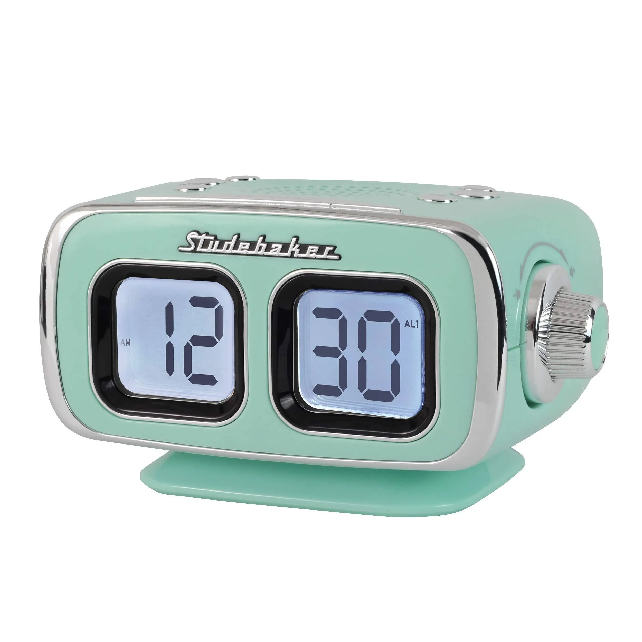 Studebaker Retro Digital Bluetooth AM/FM Clock Radio (SB3500TE) - Teal