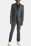 Dkny Men's Modern-Fit Stretch Suit Separate Pants - Charcoal - 42x32