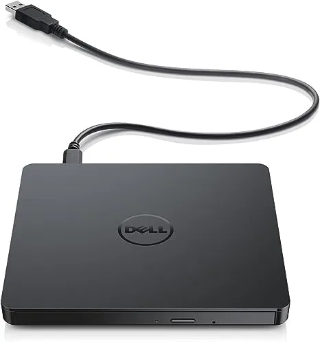 Dell - USB Slim DVD+/- RW Drive - Plug and Play - DW316