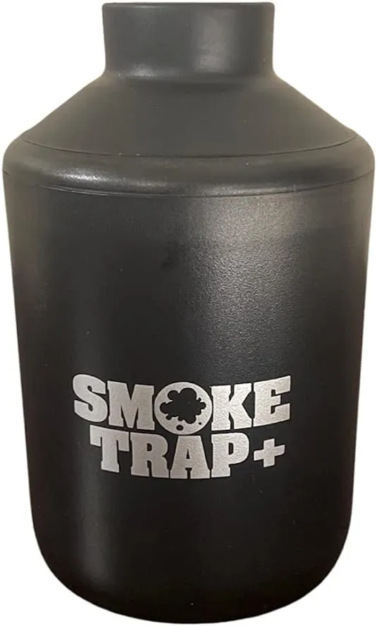 Smoke Trap + | Personal Air Filter (Sploof) - Smoke Filter With Long Lasting 500+ Uses with Easy Exhale - (Black)