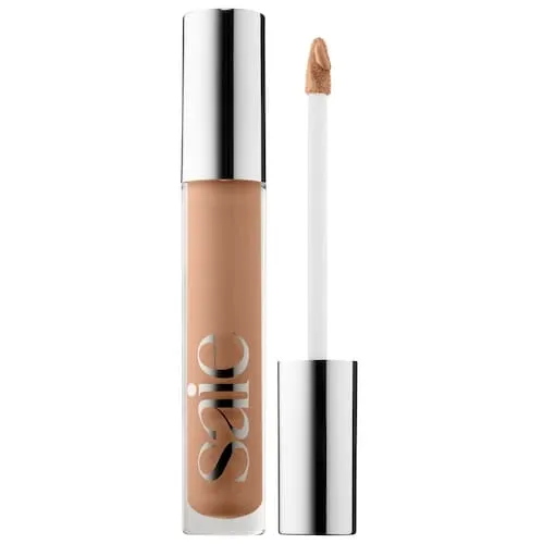 Saie Hydrabeam Concealer - Light Coverage Brightening + Hydrating Creamy Under Eye Concealer - Shade 7 (0.2 oz)