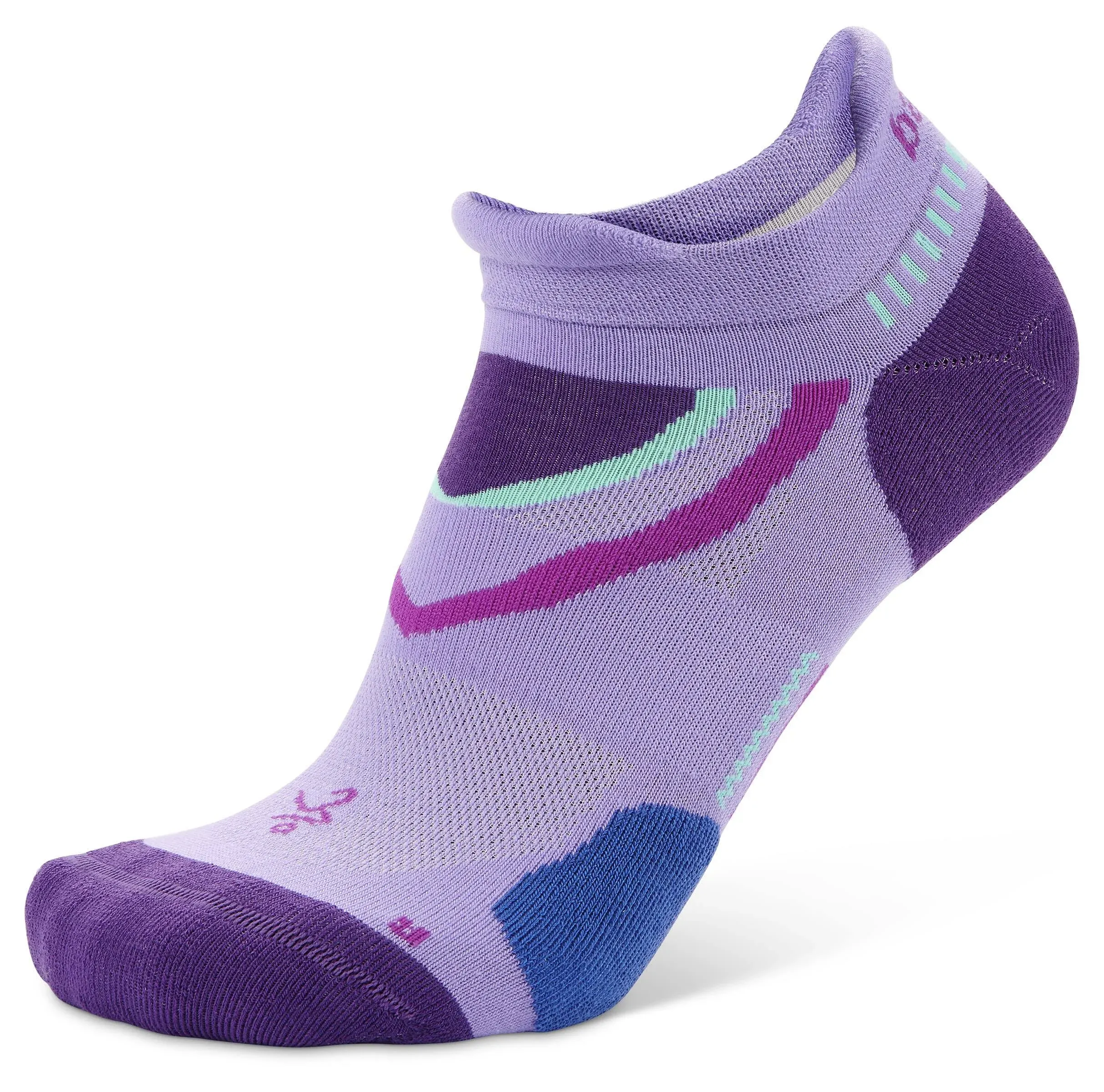 Balega UltraGlide No Show Socks - Medium / Lavender/Charged Purple