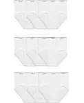 Fruit of The Loom Men's White Briefs, 9-Pack