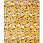 Sanrio Gudetama Shell Shorts Silk-Touch Sherpa Throw Blanket | 50 x 60 Inches