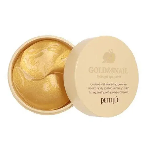 PETITFEE - Gold &amp; Snail Hydrogel Eye Patch - 60stukken