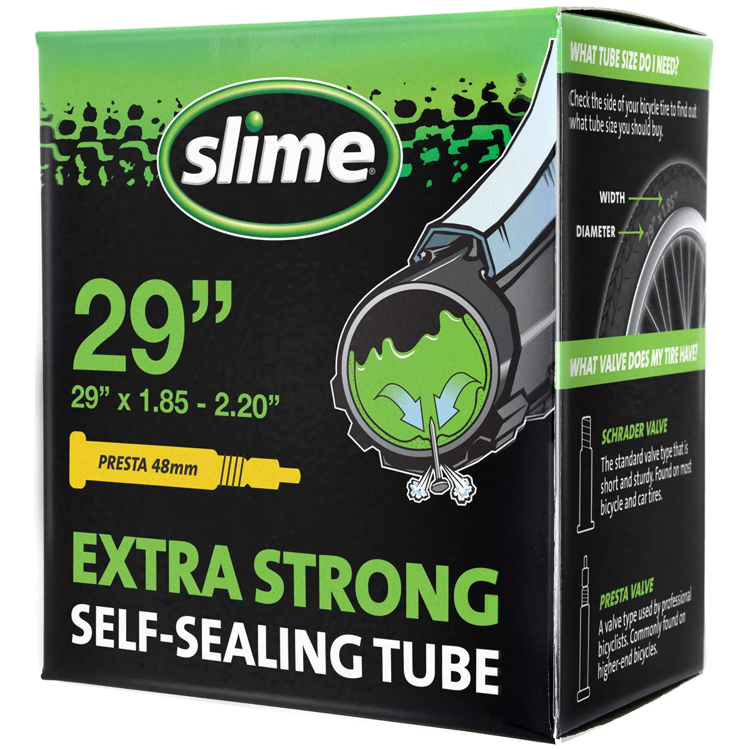 Slime Self-Sealing Presta Valve Tube