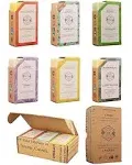 Crate 61, Vegan Natural Bar Soap, Dry Skin Soap Variety Pack, 6 Pack, Handmade Soap With Premium Essential Oils, Perfect bar soap for Dry Skin & Sensitive Skin, Cold Pressed Face And Body Bar Soap For Men And Women (4 oz, 6 Bars) Dry Skin 6 Pack