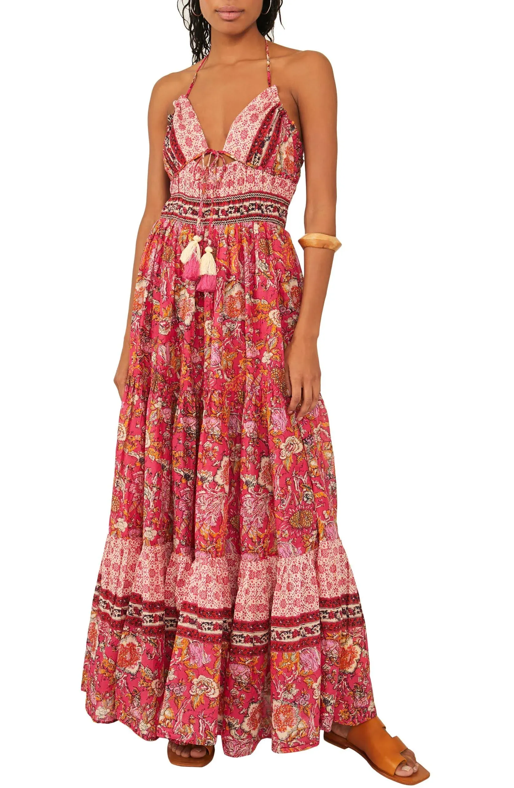 Womens Free People Real Love Maxi Dress