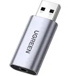 UGREEN Usb To Audio Jack Usb External Sound Card 3.5mm Audio Adapter 2 in 1 Usb ...