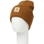 Carhartt Work In Progress Beanie mit Label-Patch - Camel