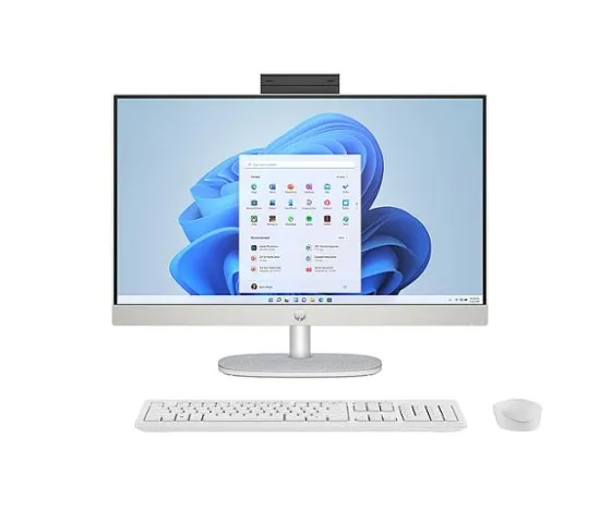 HP 23.8 inch All-in-One Desktop PC, FHD Display, 13th Generation Intel Core i5-1335U, 8 GB RAM, 256 GB SSD, Intel UHD Graphics, Windows 11 Home, 24-cr0070 (2023)