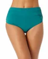 Anne Cole Women's Convertible High Waist Shirred Swim Bottom