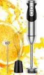 MEGAWISE Stainless Steel Titanium Reinforced 3-in-1 Immersion Hand Blender