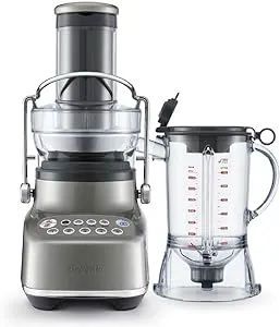 Breville BJB615SHY the 3X Bluicer Blender & Juicer in one, Smoked Hickory