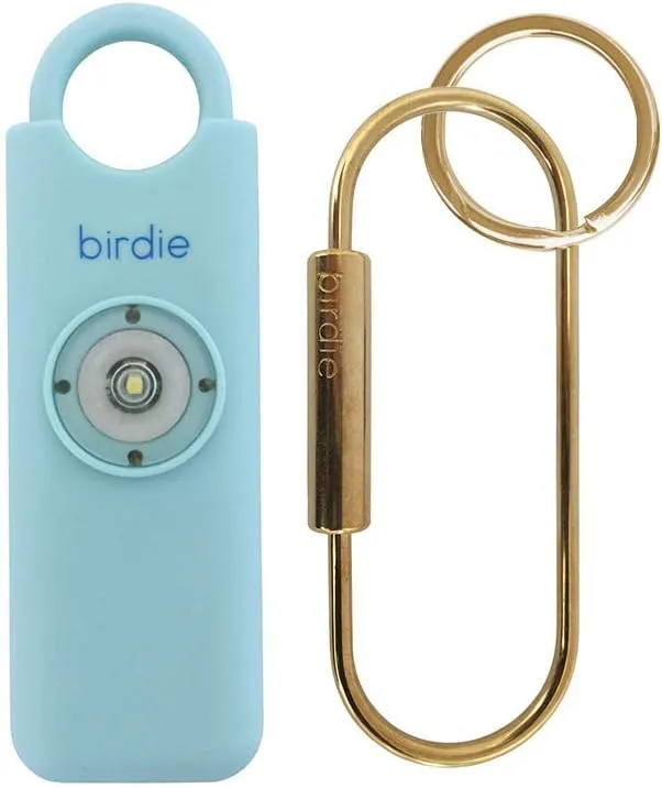 She’s Birdie–The Original Personal Safety Alarm for Women by Women–130dB Siren, Strobe Light and Key Chain in 5 Pop Colors