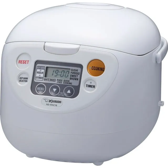 Zojirushi NS-WAC18-WD 10-Cup (Uncooked) Micom Rice Cooker and Warmer