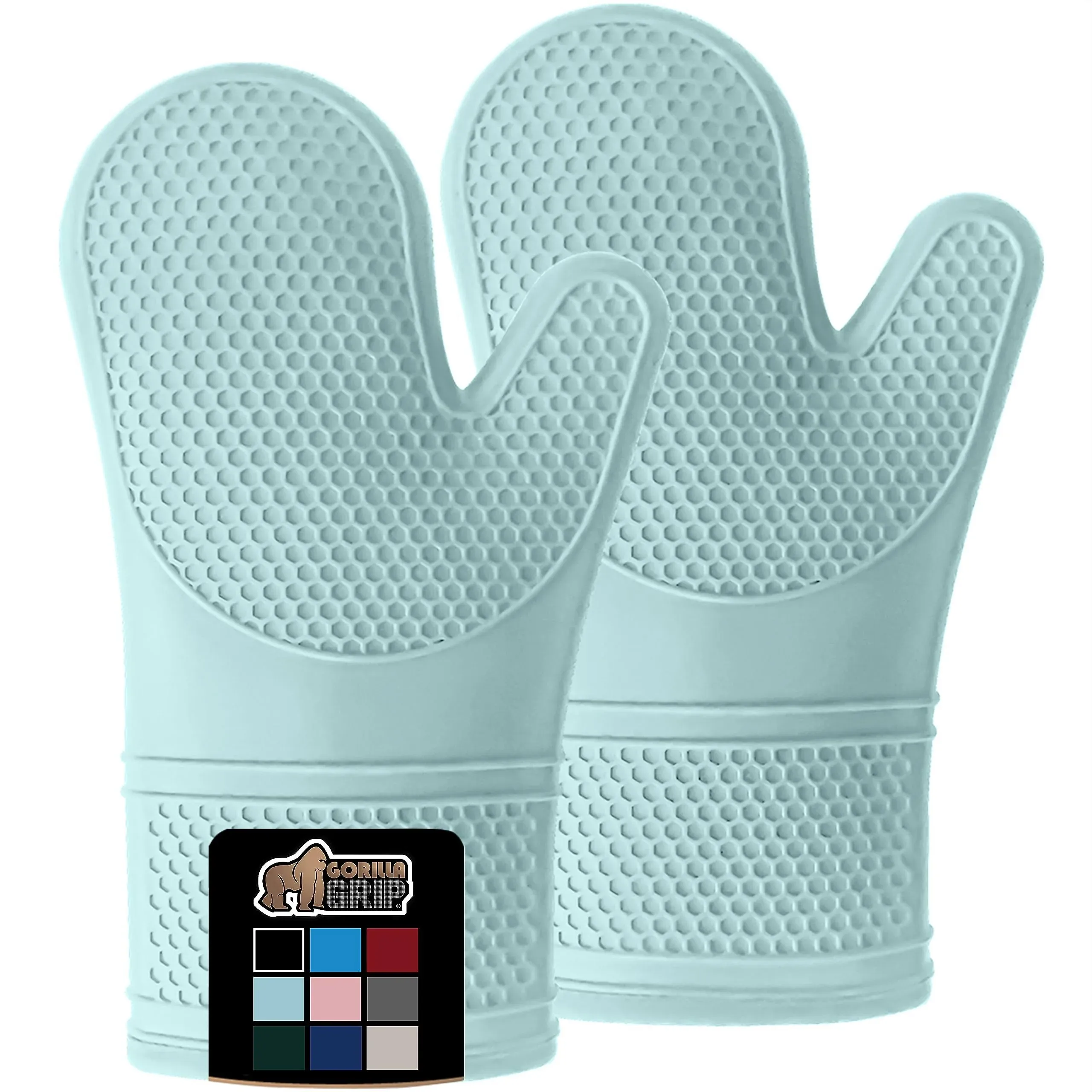 Gorilla Grip Heat Resistant Silicone Oven Mitts