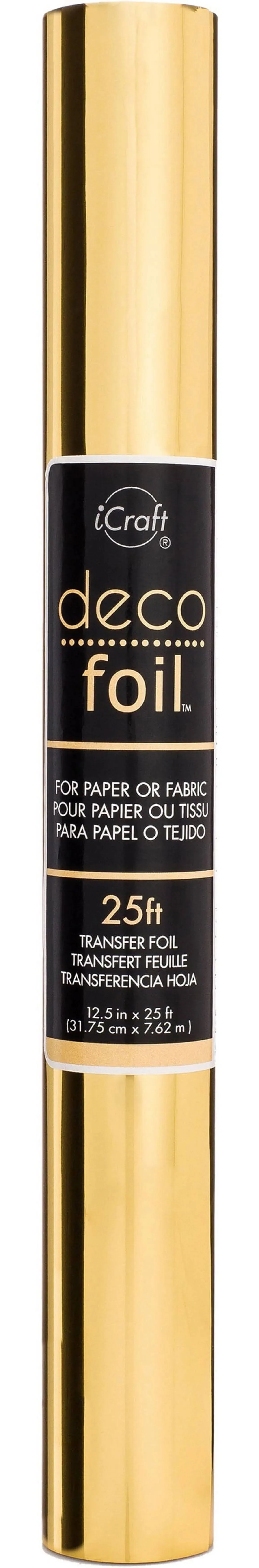 Deco Foil Transfer Foil Roll 12.5 in x 25 ft, Copper