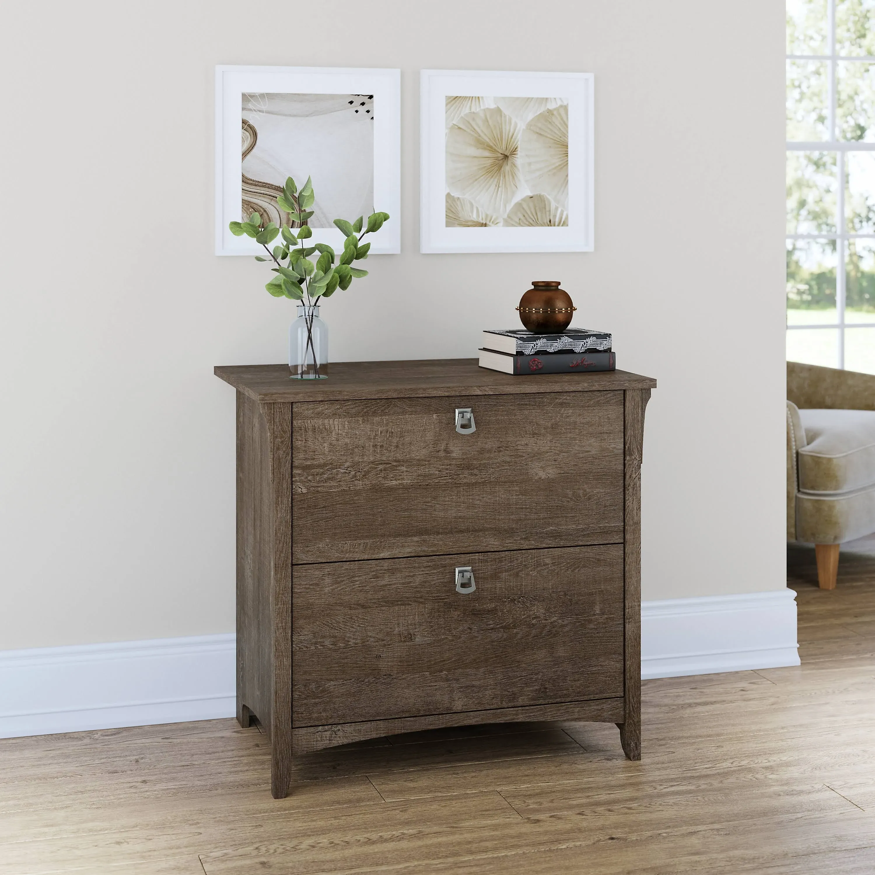 Bush Furniture Salinas 2 Drawer Lateral File Cabinet in Ash Brown - Bush Furniture SAF132ABR-03