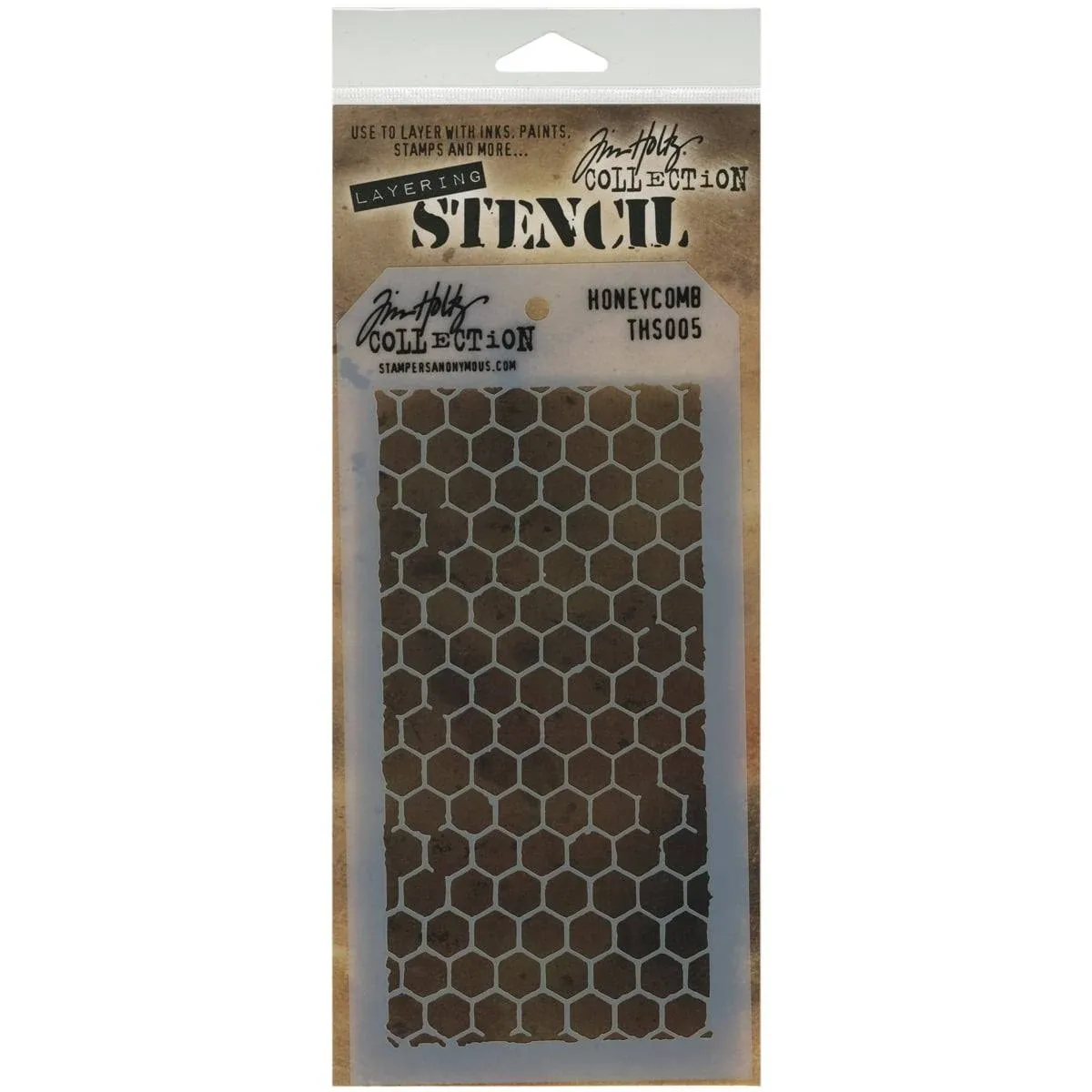 Tim Holtz Layered Stencil - Honeycomb