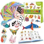 Origami Kit 144 sheets Origami Paper for Kids 72 Patterns with Craft Guiding Book