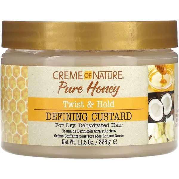 Creme Of Nature Pure Honey Defining Custard, Twist & Hold - 11.5 oz