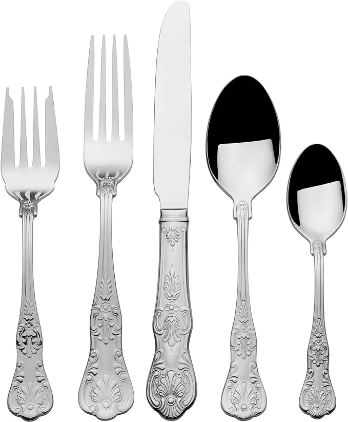 Wallace Antique Baroque 65-Piece Flatware Set