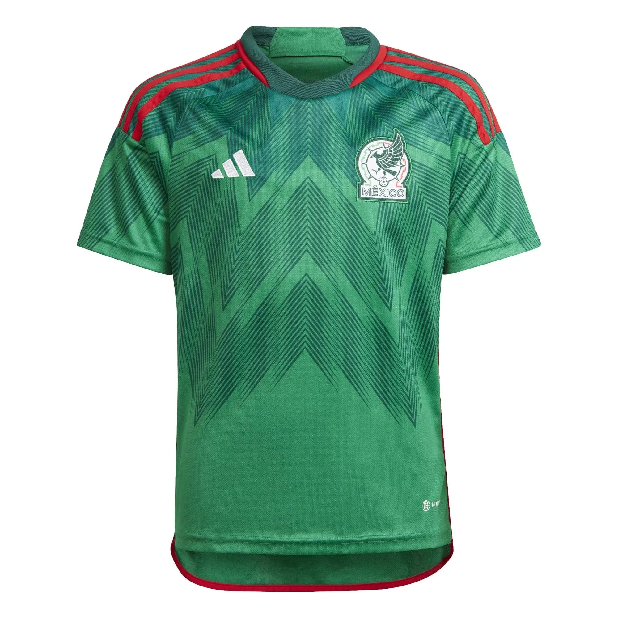 Adidas Mexico Home Jersey 22 Youth Green / YM