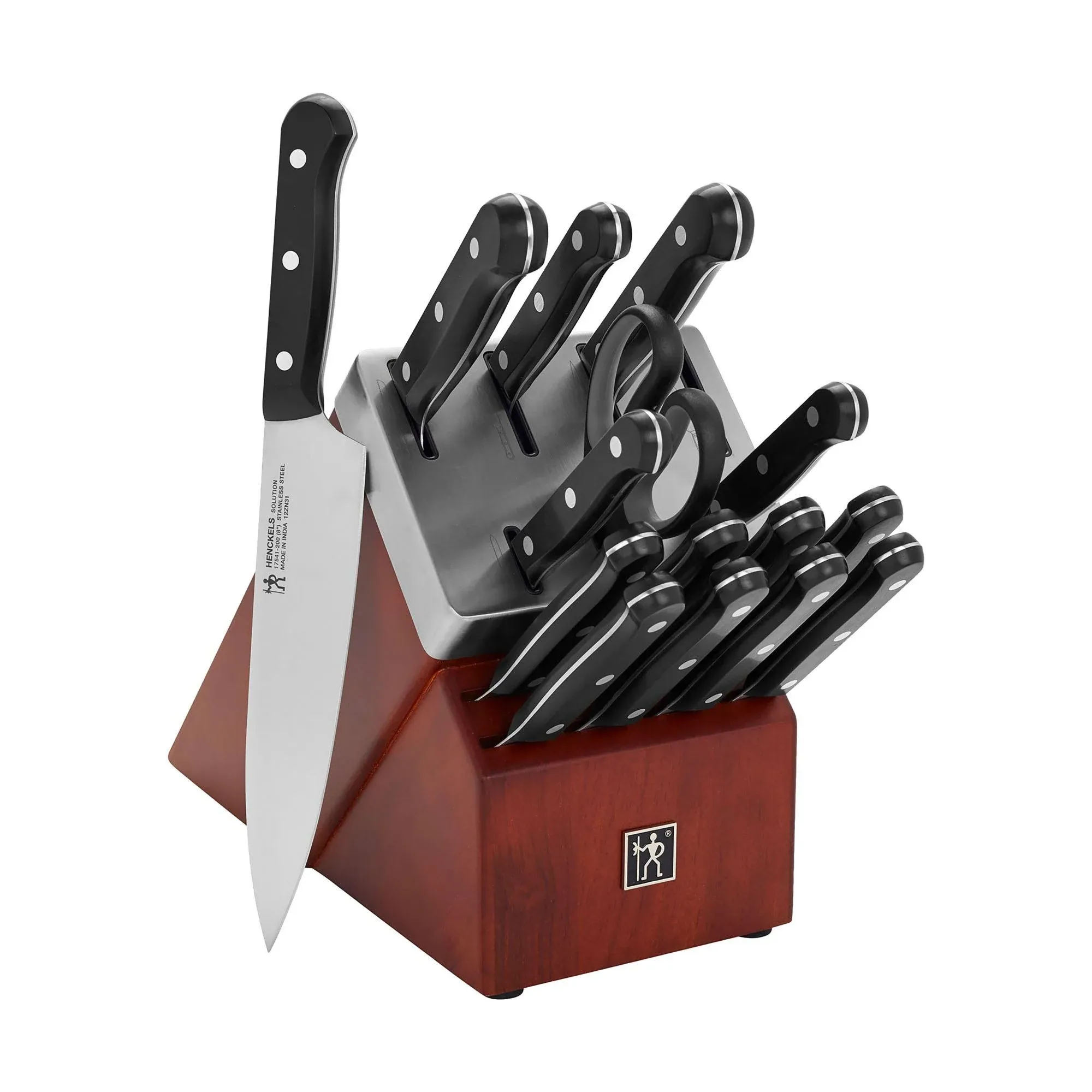 HENCKELS Razor-Sharp Solution 16-Piece Self-Sharpening Knife Block Set