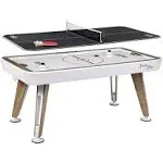 5.5 ft. Arcade Air Hockey Table and Tennis Top 2-in-1 with Accessories,by Hall of Games