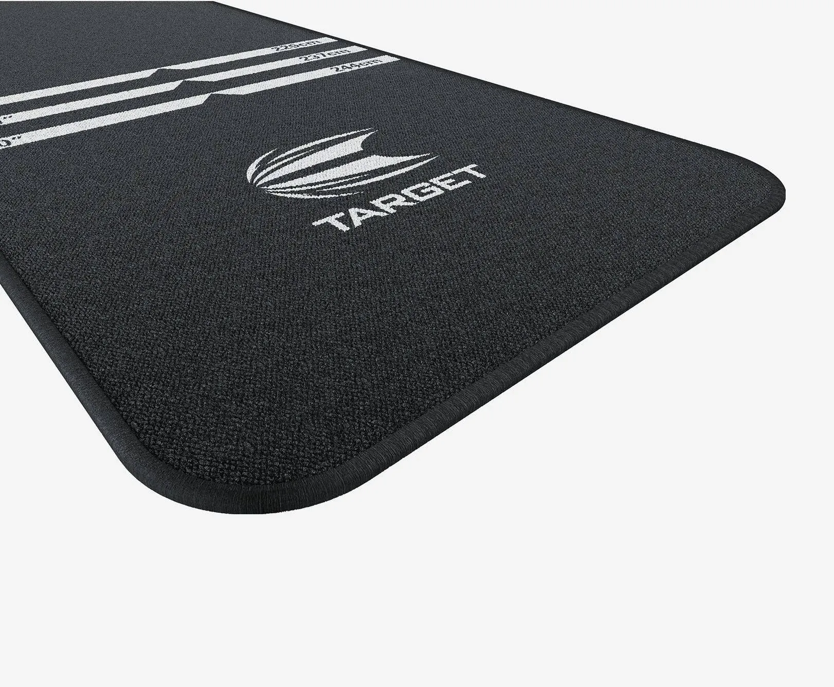 Target Dart World Champions Mat Regulation Size, Black and White 