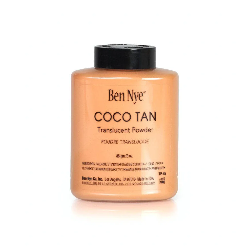 Ben Nye Classic Translucent Face Powder 1.5 oz - Coco Tan