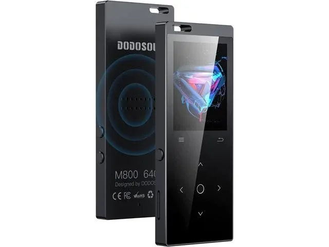 DODOSOUL 64GB MP3 Player Music Player with Bluetooth 5.2 Shuffle Single Loop New