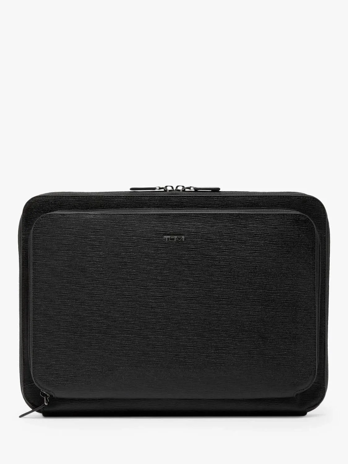 Tumi Nassau Laptop Portfolio in Black Embossed