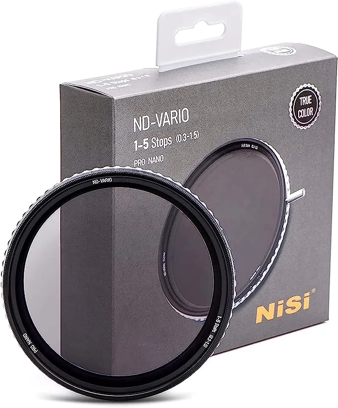 NiSi True Color 82mm Variable ND Filter 1-5 Stops